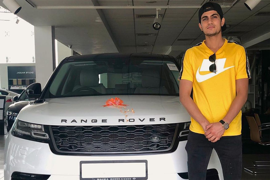 Shubman Gill with His Car