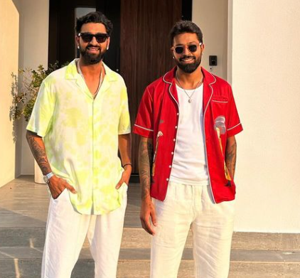 Hardik Pandya with his Brother