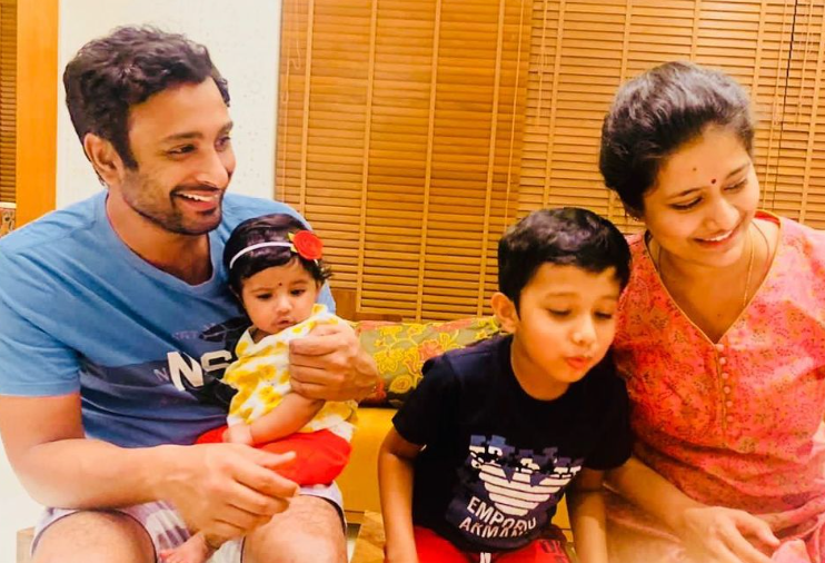 Ambati Rayudu with his Family